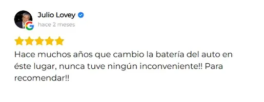 Testimonios de la experiencia con Baterías Cremer